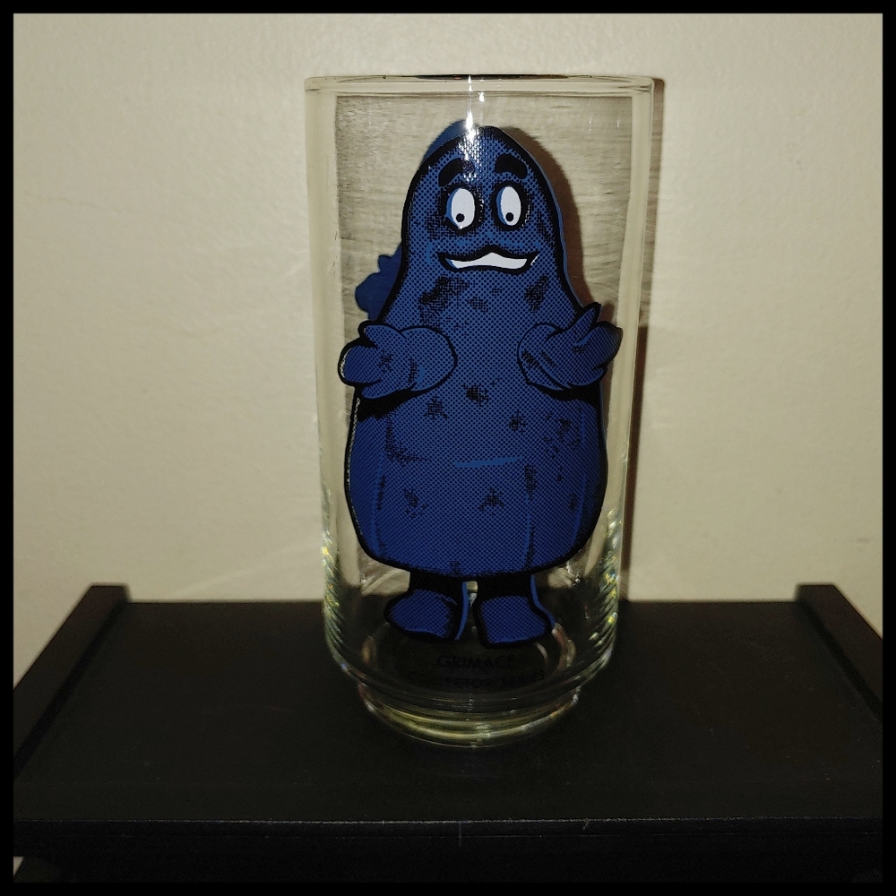Vintage McDonald's Grimace Collector's Series Drinking Glass 1970s - Picture 3 of 8